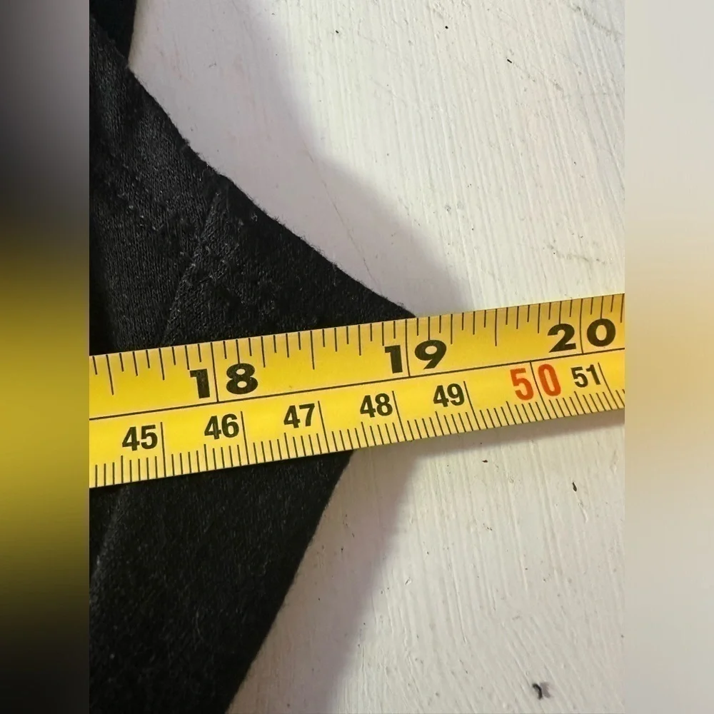 Max Studio Jumpsuit Womens Large Black Wide Leg Belted Stretch Sleeveless Formal - Picture 9 of 11